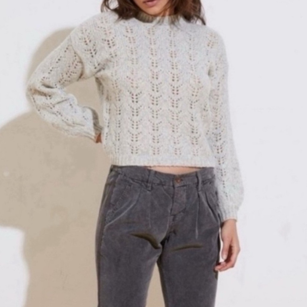 NSF Revolve Rhea Balloon Sleeve Sweater size L